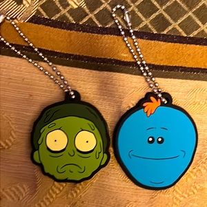 🔥RARE RICK AND MORTY COLLECTOR KEYCHAINS